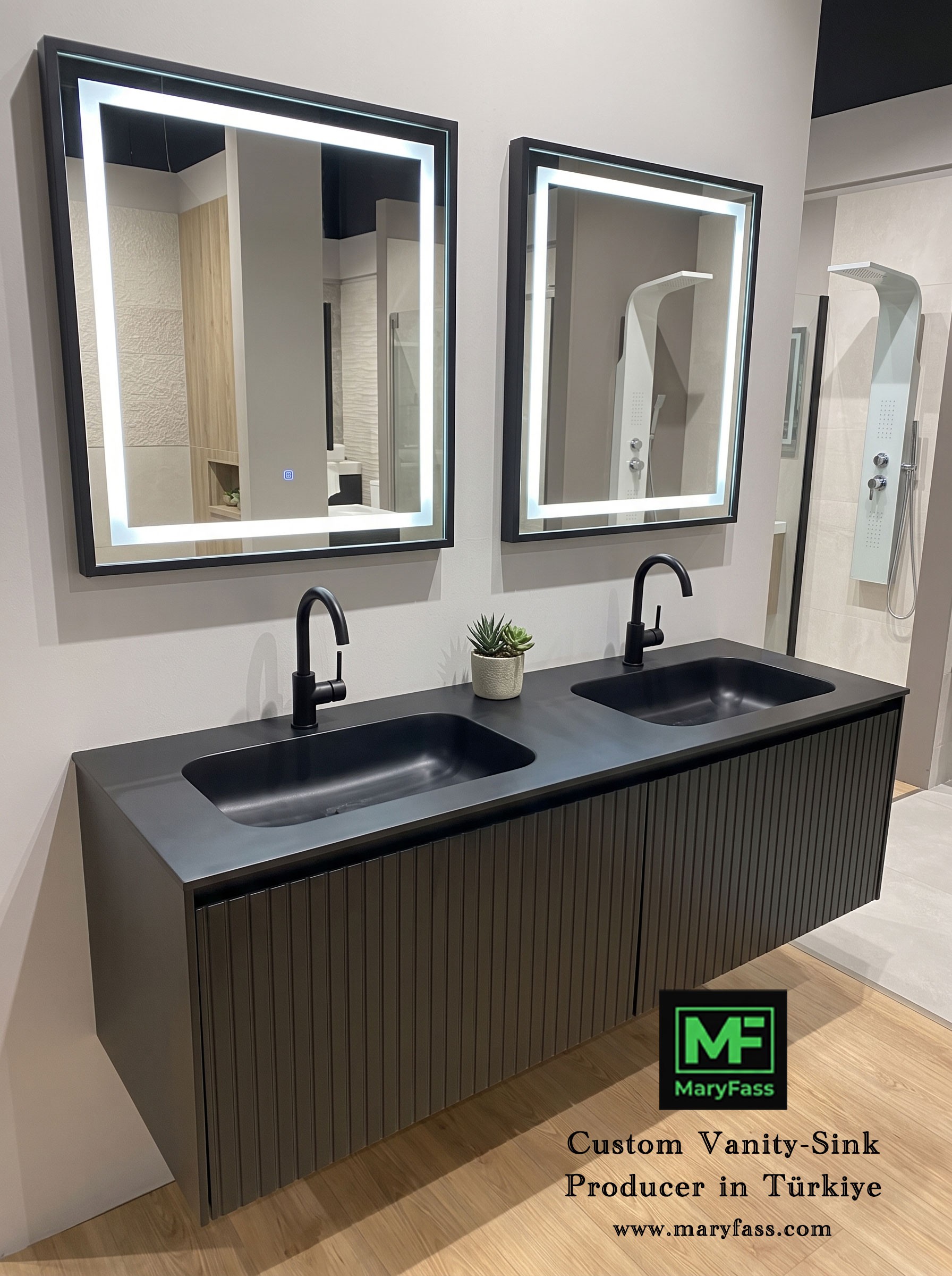 Cultured Marble Vanity Top Manufacturer in Turkey | Maryfass